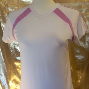 CHAMPION White/Pink active Top Sz M